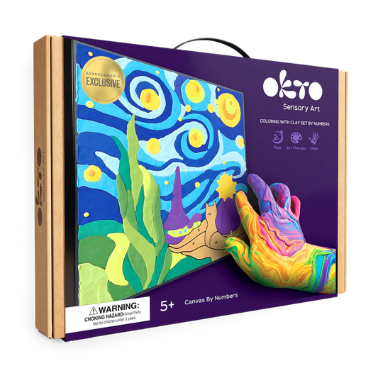 PAINT BY NUMBERS WITH CLAY LITTLE PRIVNCE STARRY NIGHT