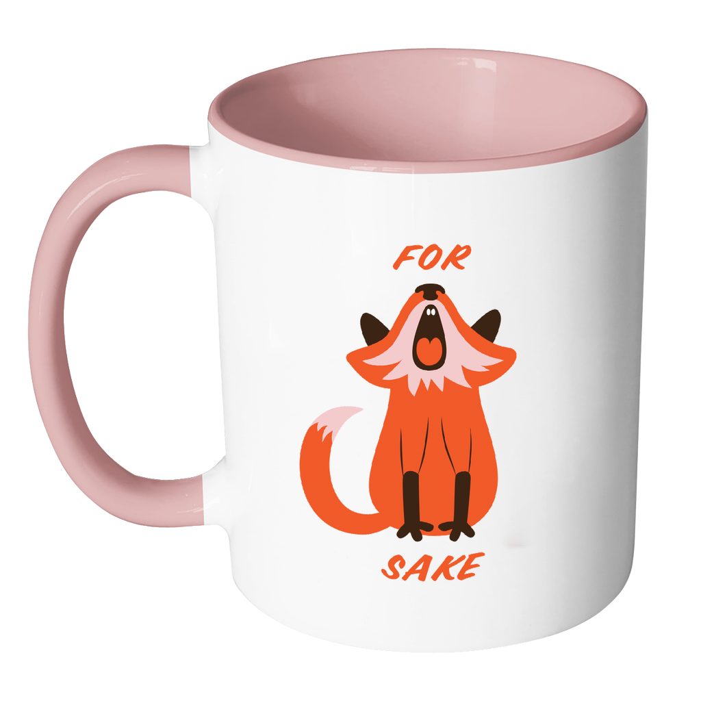 For Fox Sake Coloured Accent Mug