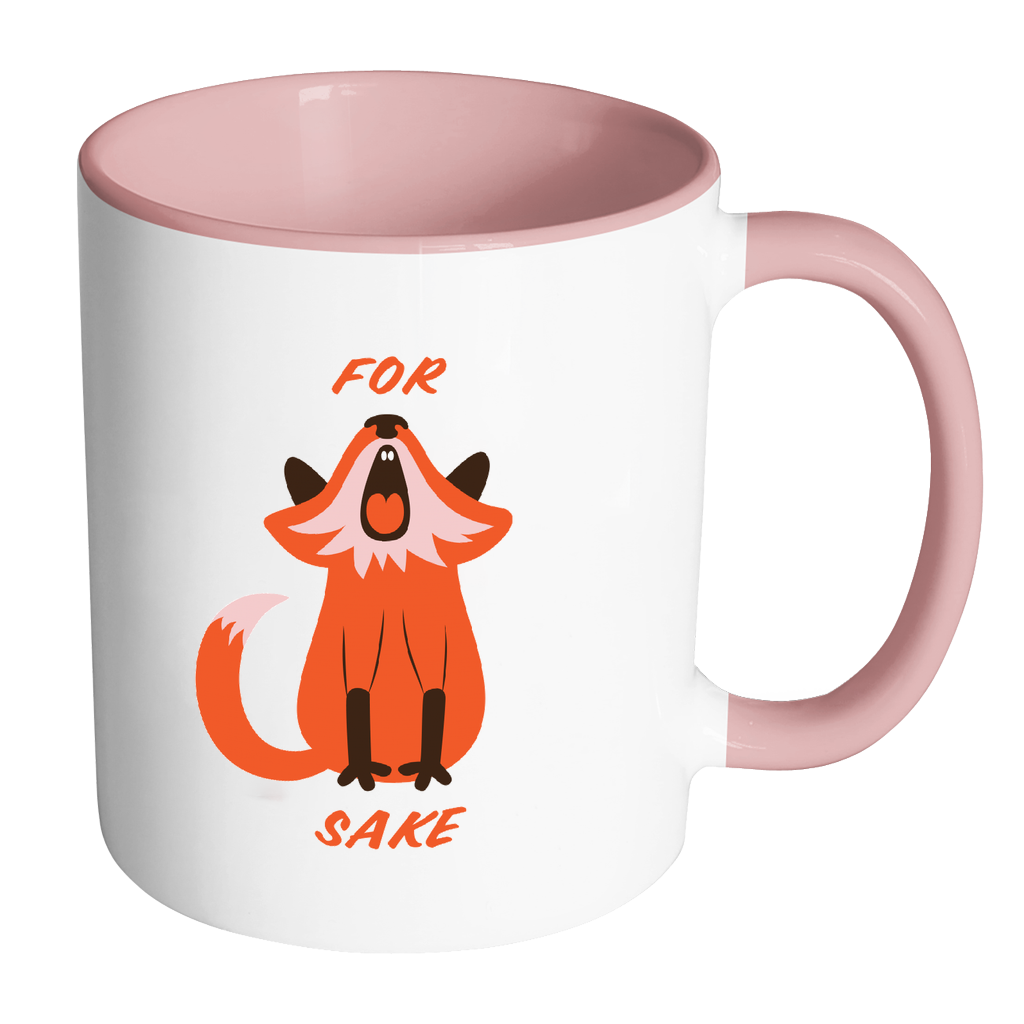 For Fox Sake Coloured Accent Mug