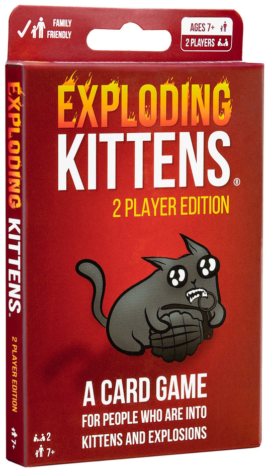 EXPLODING KITTENS 2 PLAYER EDITION