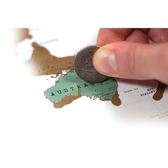 LUCKIES SCRATCH MAP