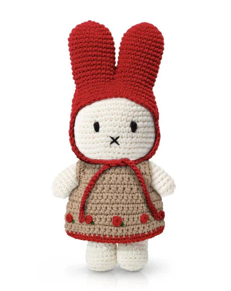 Miffy Handmade and her Roses Dress + Red Hat
