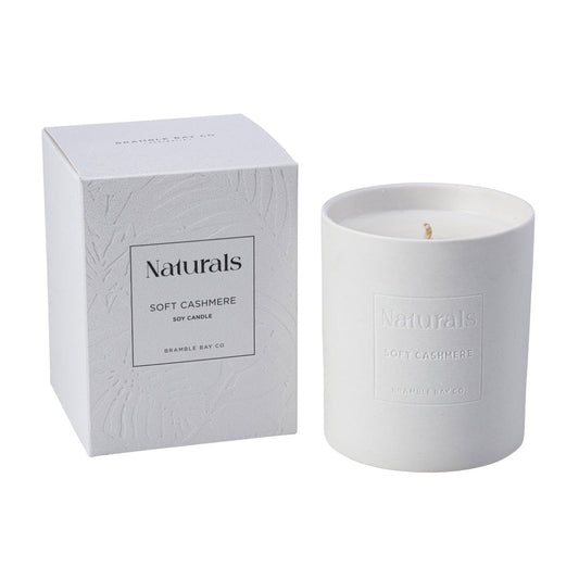 BRAMBLE BAY CANDLE NATURALS SOFT CHASHMERE