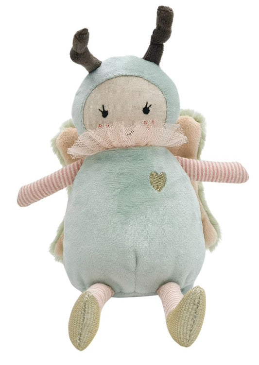BUTTERFLY SOFT TOY BLUE & GREEN 22CM