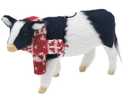 URBAN COW HANGING DECORATION BLACK AND WHITE - Gifts R Us