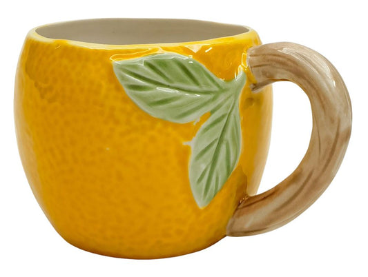 LEMON MUG YELLOW 10CM