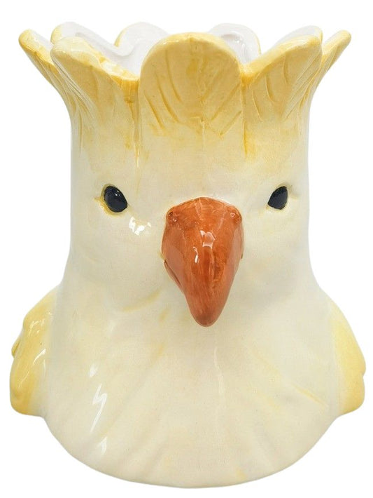 URBAN PERDY PARROT PLANTER YELLOW 13CM - Gifts R Us