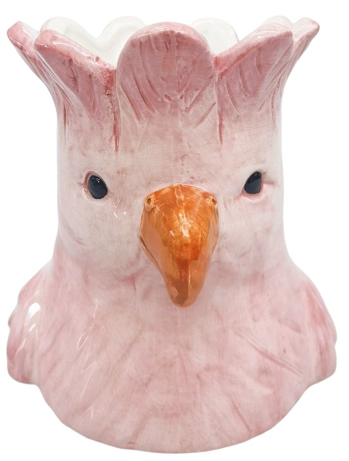 URBAN PERDY PARROT PLANTER PINK 12CM - Gifts R Us