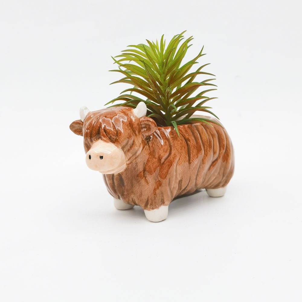 URBAN Highland Planter Brown Sm 14cm