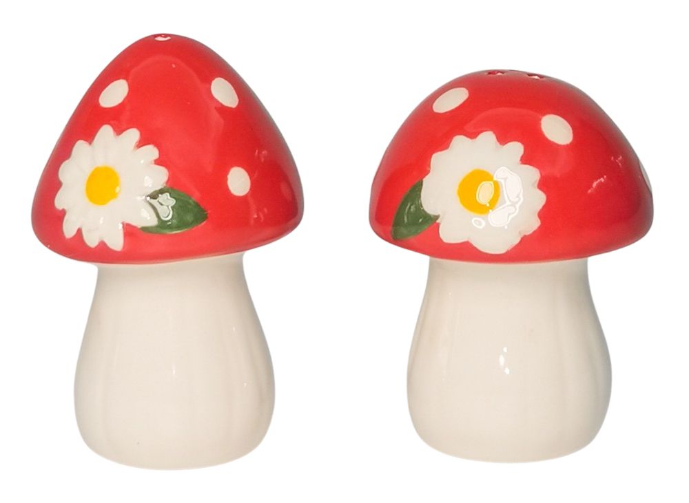 TOADSTOOL SALT AND PEPPER SHAKER