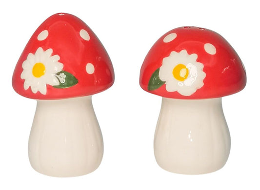 TOADSTOOL SALT AND PEPPER SHAKER