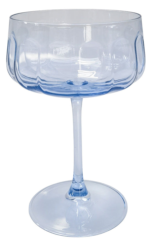 URBAN TILLIE COUPE GLASS BLUE - Gifts R Us