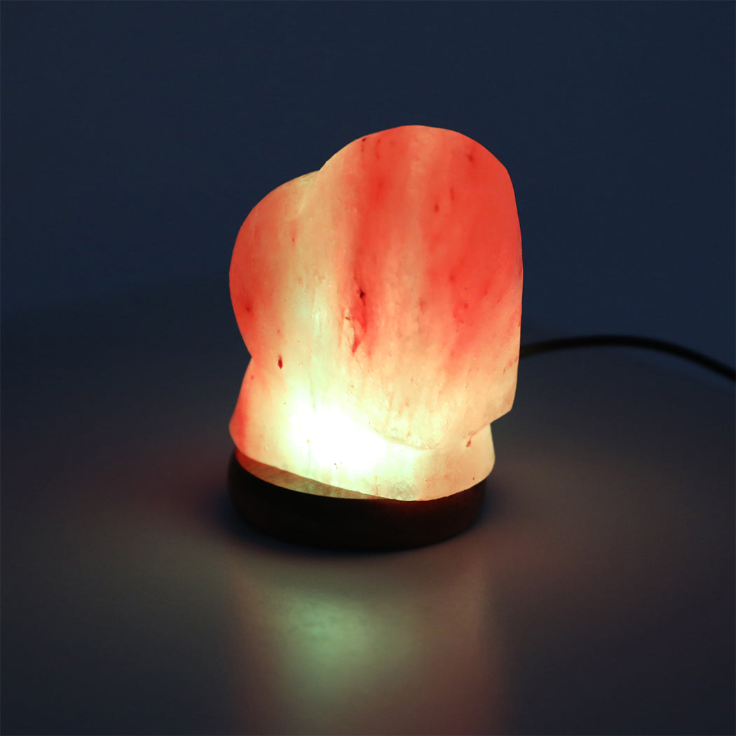 Salt Lamp Globe USB Himalayan Natural Crystal Rock Cord Night Light Lamps Globes - Gifts R Us