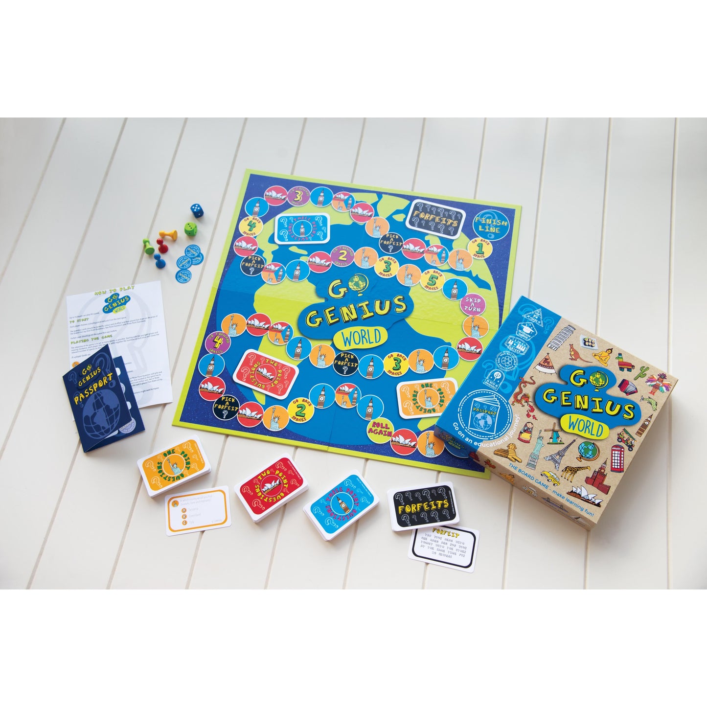 Go Genius World - The Board Game - Gifts R Us
