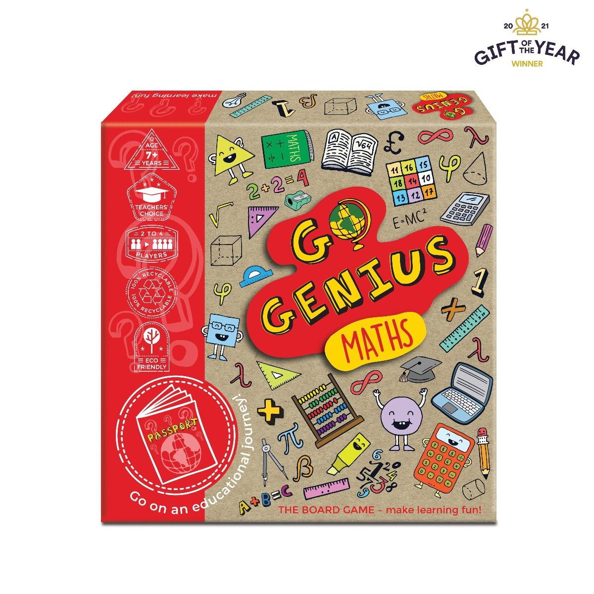 Go Genius Maths - The Board Game - Gifts R Us