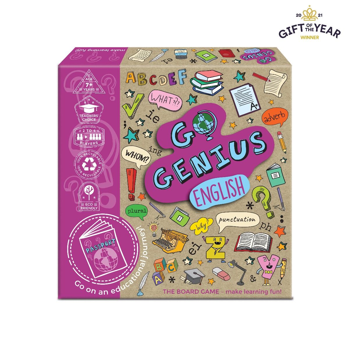 Go Genius English - The Board Game - Gifts R Us