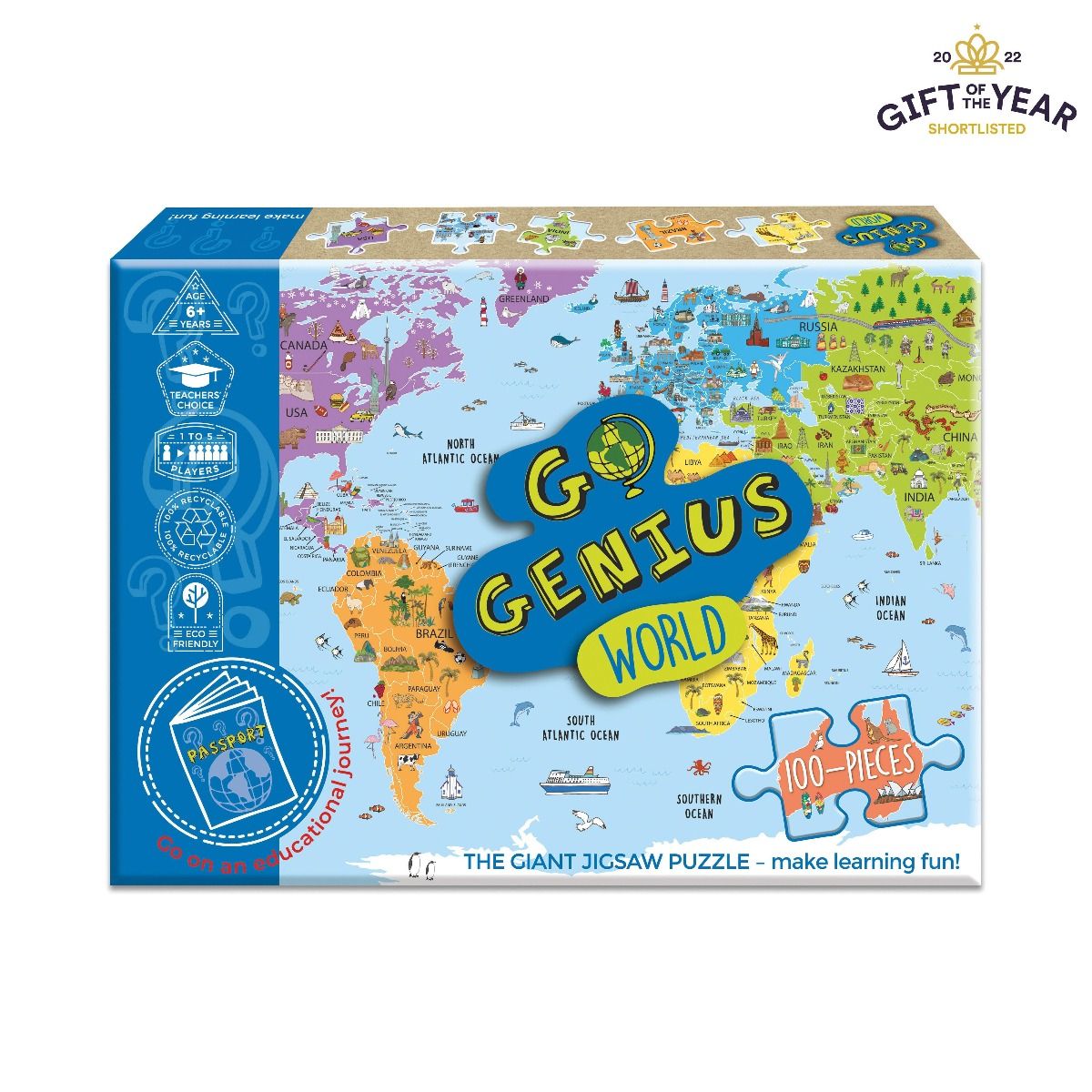 Go Genius World - The Giant Jigsaw Puzzle - Gifts R Us