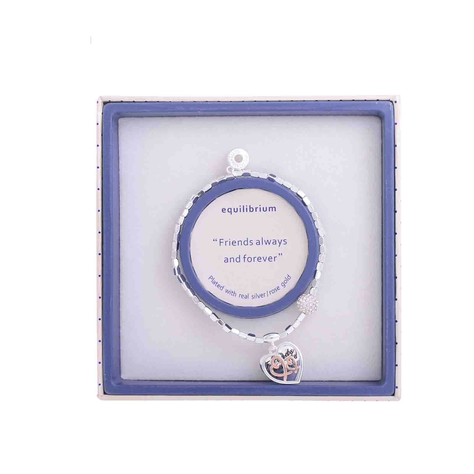 EQLB SENTIMENT CHARM B/LET FRIENDS ALWAYS AND FOREVER - Gifts R Us