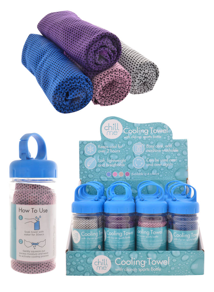 CHILL ME COOLING TOWEL (4) - Gifts R Us