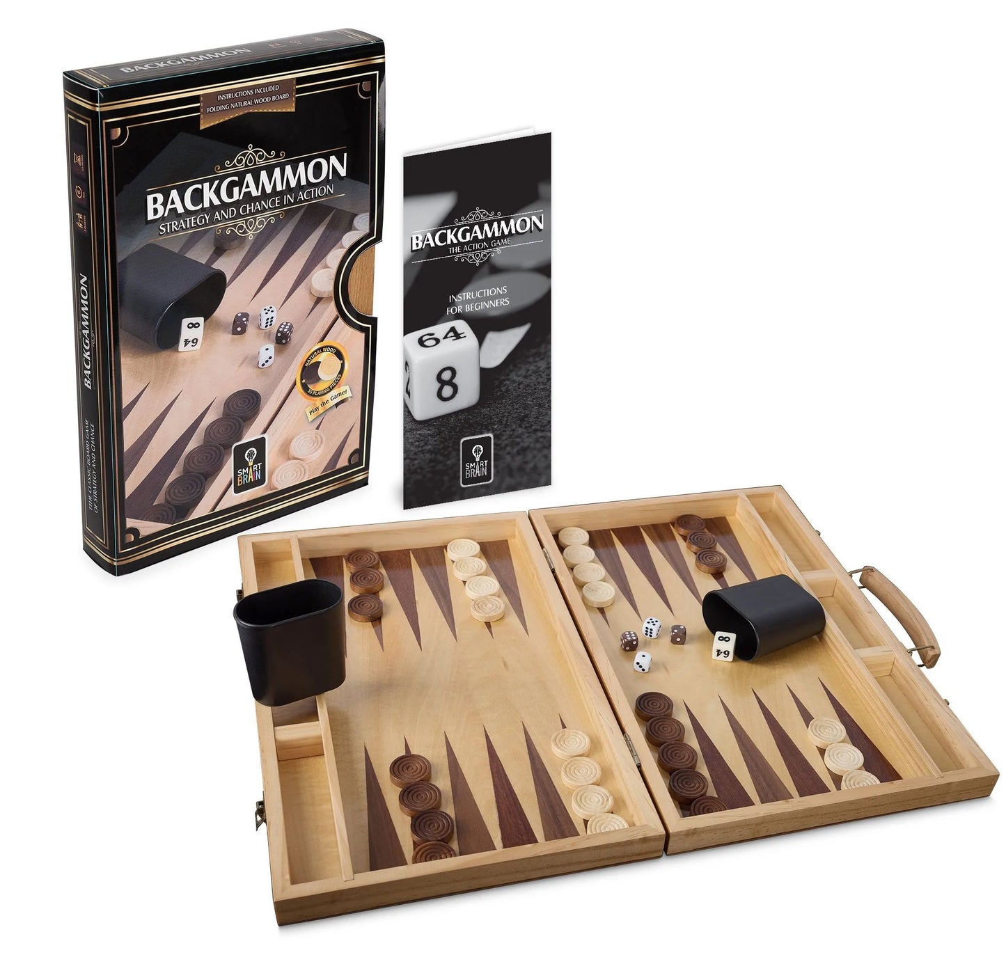 HEEBIE JEEBIES SMART BRAIN BACKGAMMON GAME