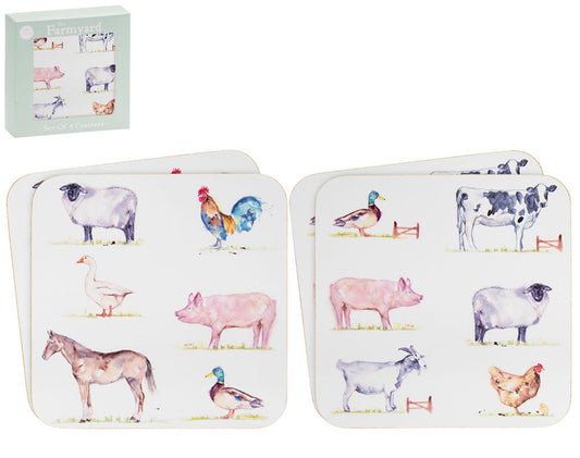 COUNTRY LIFE COASTERS S/4 - Gifts R Us