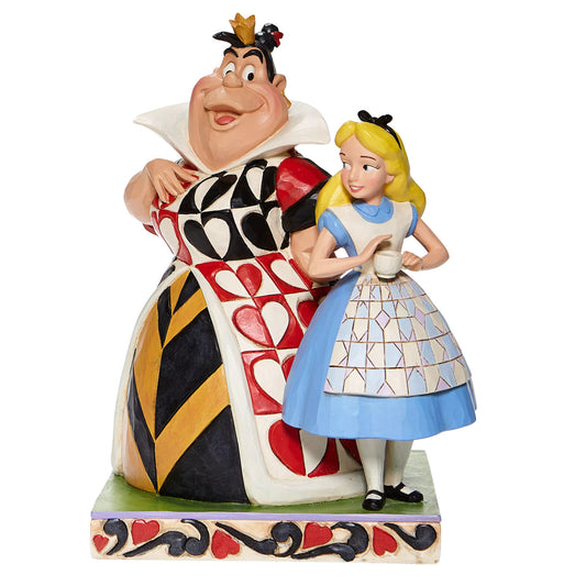 DISNEY TRADITIONS ALICE AND QUEEN OF HEARTS CHAOS AND CURIOSITY - Gifts R Us