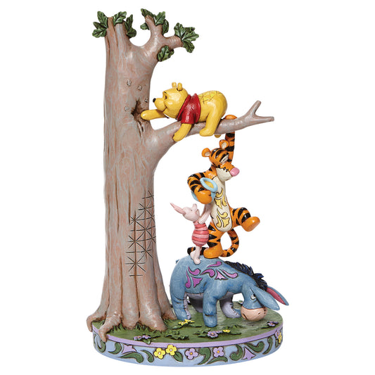 DISNEY TRADITIONS WINNIE THE POOH TIGGER AND PIGLET IN A TREE FIGURINE - Gifts R Us