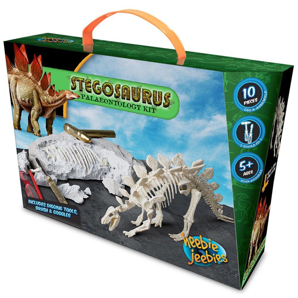 HEEBIE JEEBIE STEGOSAURUS PALAEONTOLOGY KIT - Gifts R Us