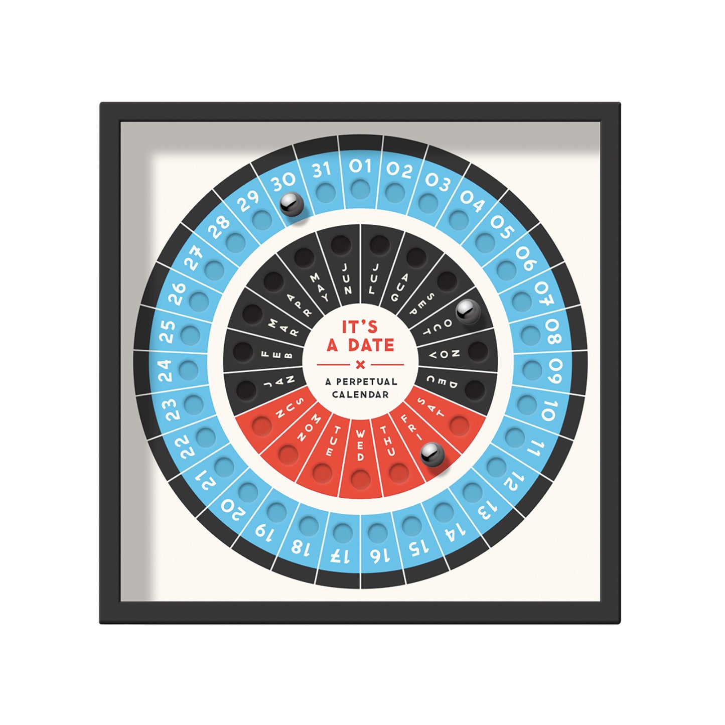 BRASS MONKEY PERPETUAL DESK CALENDER - Gifts R Us