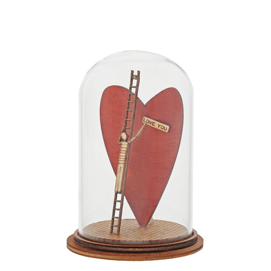 TINY TOWN LOVE YOU DOME FIGURINE - Gifts R Us
