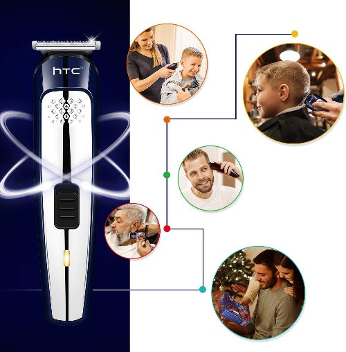 HTC 8 In 1 Multi Function Professional Hair Trimmer Clipper Cutting Machine - Gifts R Us