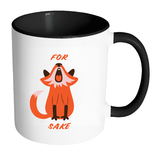 DISTRUPTED INDUSTRIES FOR FOXS SAKE MUG BLACK - Gifts R Us