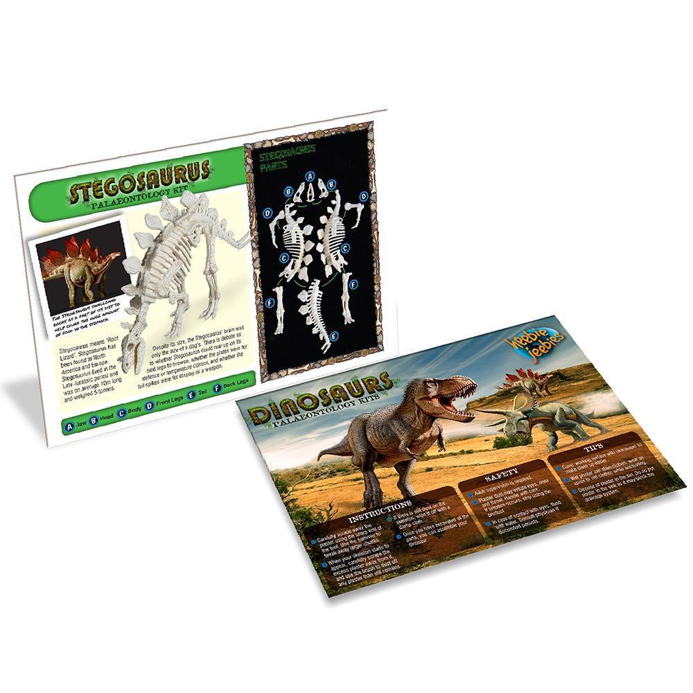 HEEBIE JEEBIE STEGOSAURUS PALAEONTOLOGY KIT - Gifts R Us
