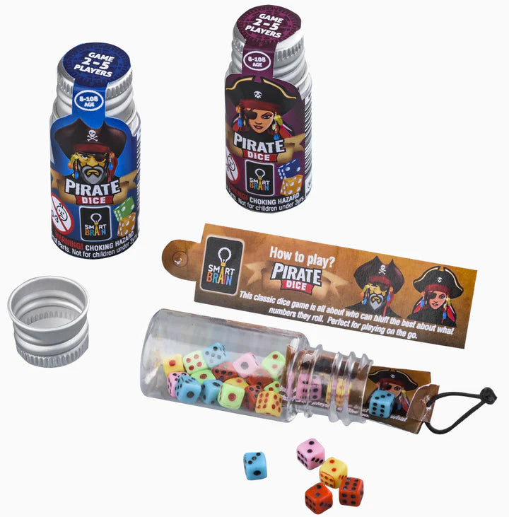HEEBIE JEEBIES SMART BRAIN PIRATE DICE MINI - Gifts R Us