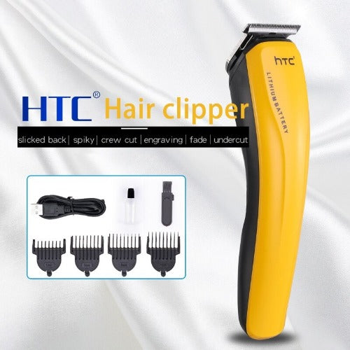 HTC Cordless Rechargeable Mini Professional Hair Cutting Clippers - Gifts R Us