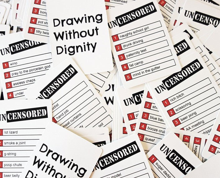 DRAWING WITHOUT DIGNITY BASE GAME - Gifts R Us