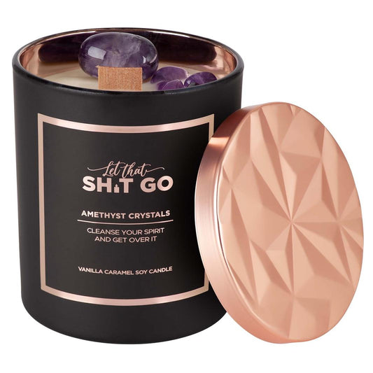 DISRUPTED INDUSTRIES MANIFEST THE GOOD SHIT ROSE QUARTZ ROSE AND JASMINE CANDLE - Gifts R Us