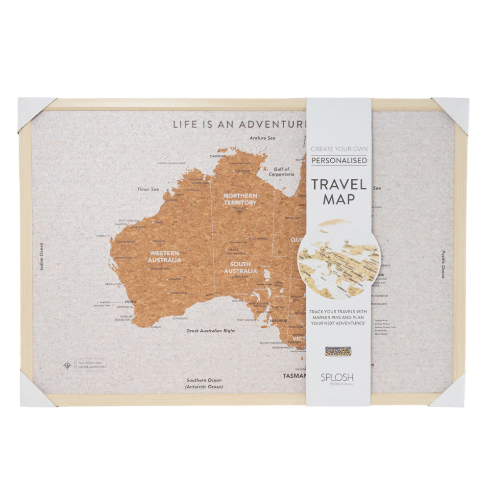Travel Board Australia Map Small